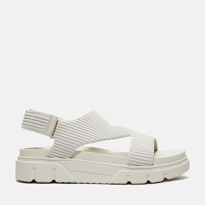 Sandalias con tira trasera Greyfield para mujer en blanco - 1