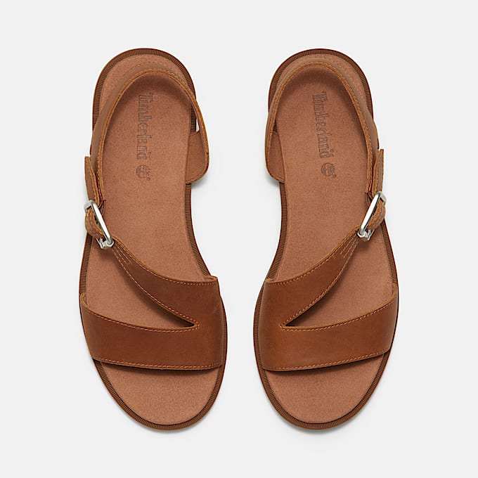 Sandalias con tira trasera Calista Bay para mujer en marrón