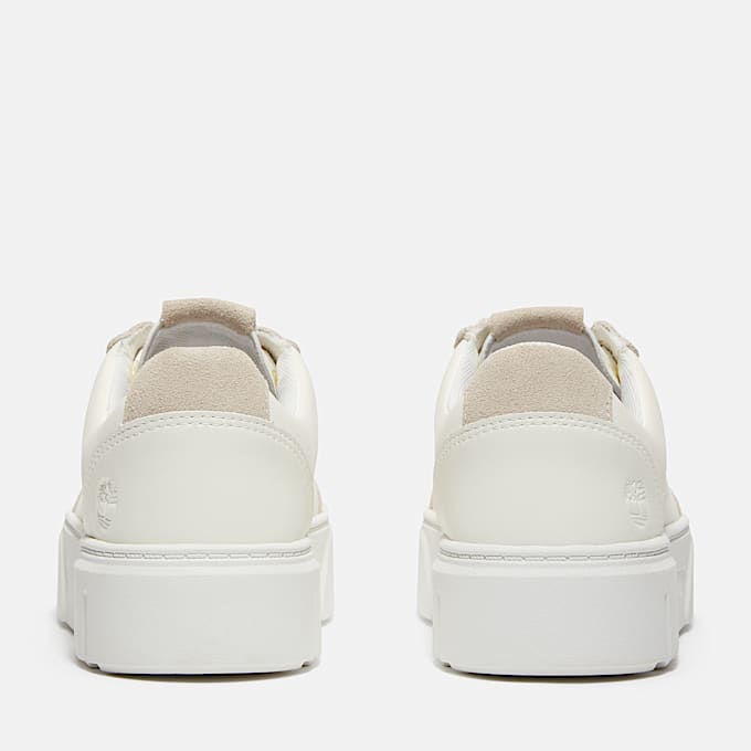 Laurel Court Low Lace-Up Trainer for Women in White