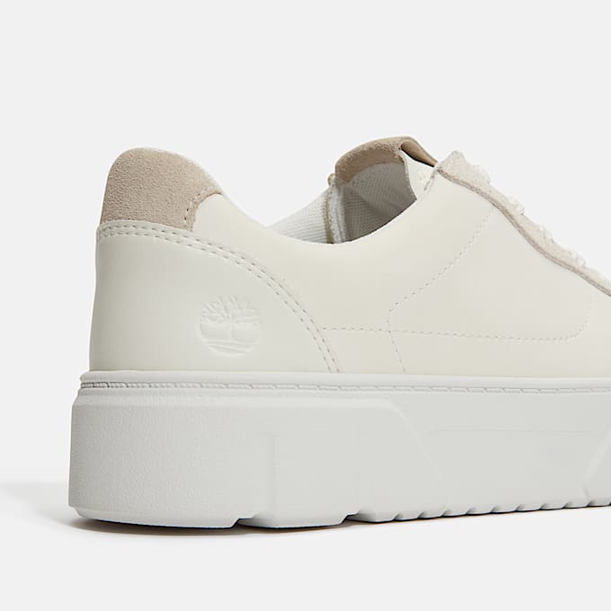 Laurel Court Low Lace-Up Trainer for Women in White