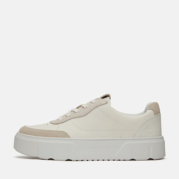 Laurel Court Low Lace-Up Trainer for Women in White