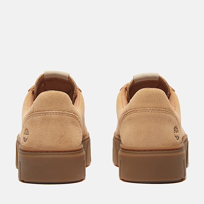 Laurel Court Low Lace-Up Trainer for Women in Beige