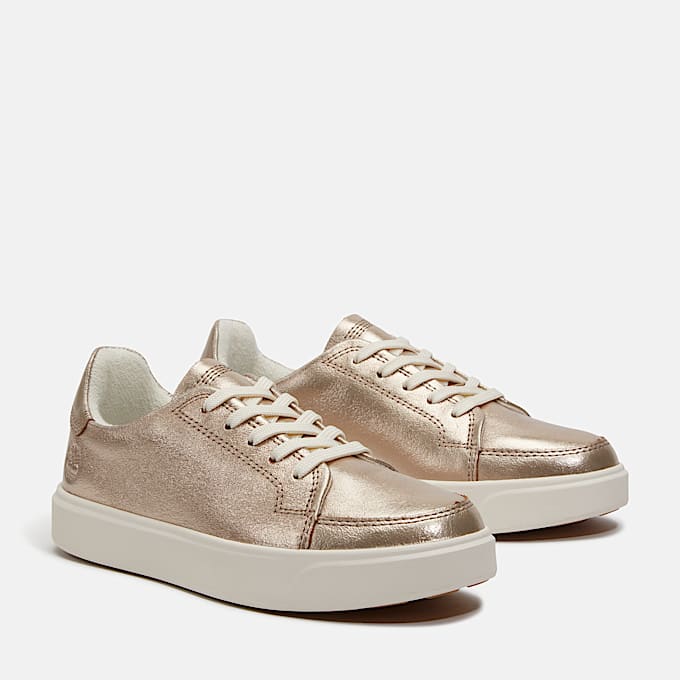 Emerson Street Low Lace Up Trainer for Women in Yellow