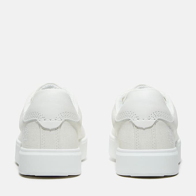 Emerson Street Lace-up Low Trainer for Women in White