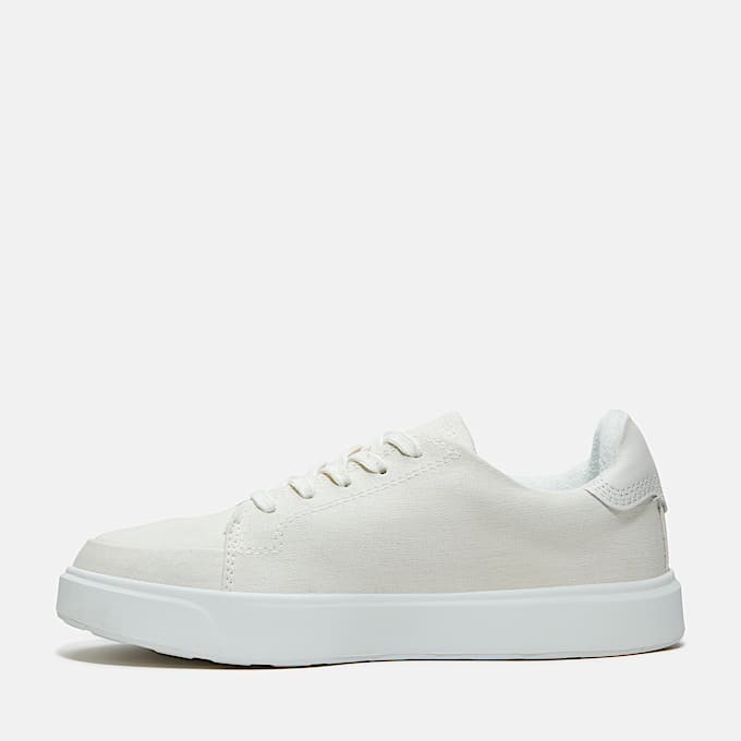 Emerson Street Lace-up Low Trainer for Women in White