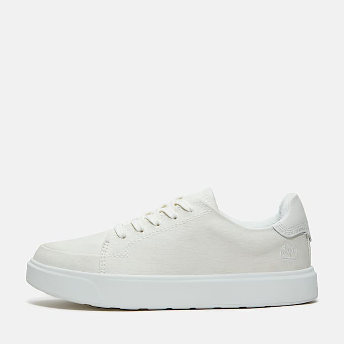 Emerson Street Lace-up Low Trainer for Women in White