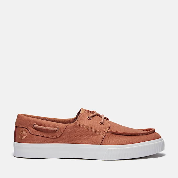 Zapatillas de caña baja con cordones Mylo Bay para hombre en naranja - 1