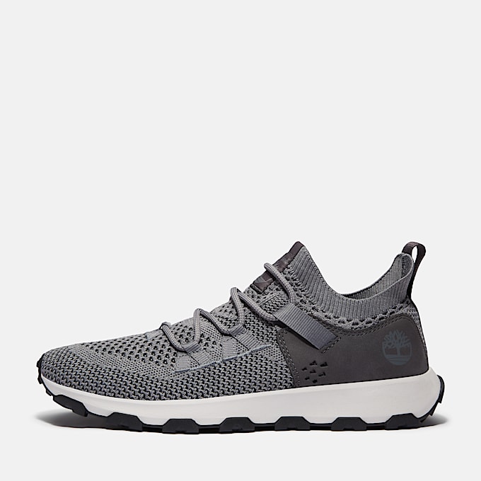 Winsor Trail Low Lace Up Trainer for Men in Grey