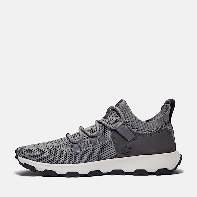 Winsor Trail Low Lace Up Trainer for Men in Grey