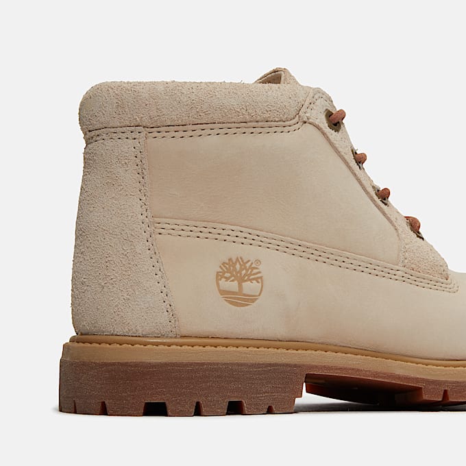 Bota Chukka com Atacadores Nellie Mid para Mulher em cinzento