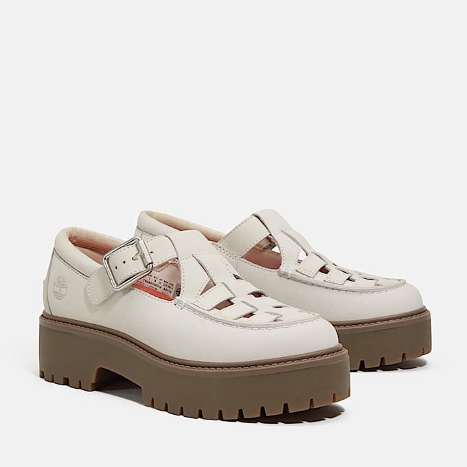 Stone Street Schnallenschuh mit Plattform für Damen in Grau