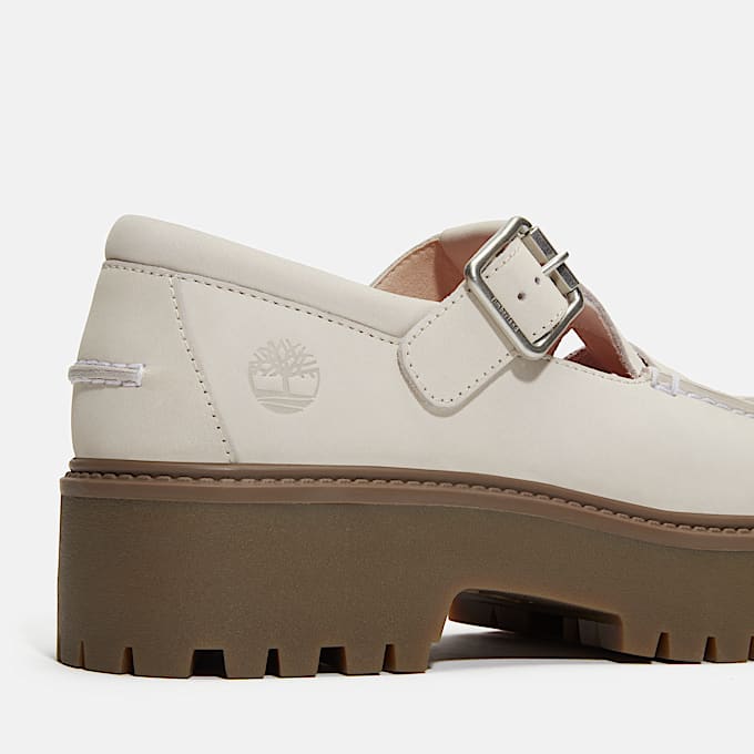 Stone Street Schnallenschuh mit Plattform für Damen in Grau