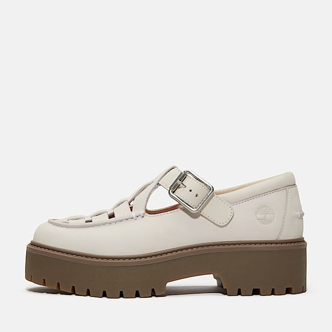 Stone Street Schnallenschuh mit Plattform für Damen in Grau