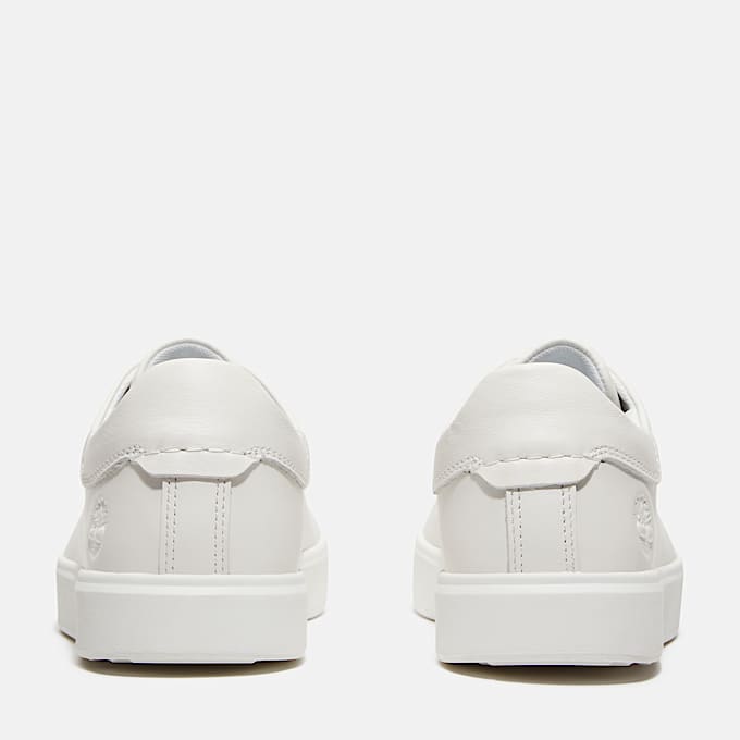 Zapatillas de caña baja con cordones Emerson Street para hombre en blanco