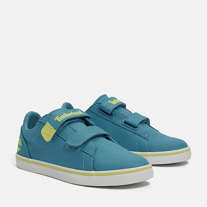 Zapatillas de caña baja con cierre de velcro Stone Jump para niño (de 30,5 a 35) en azul
