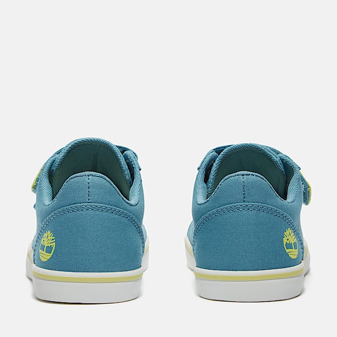 Zapatillas de caña baja con cierre de velcro Stone Jump para niño (de 30,5 a 35) en azul