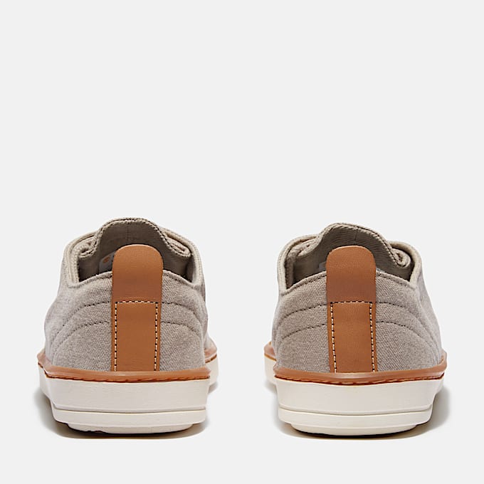 Hookset Lage Vetersneaker voor heren in lichtbeige