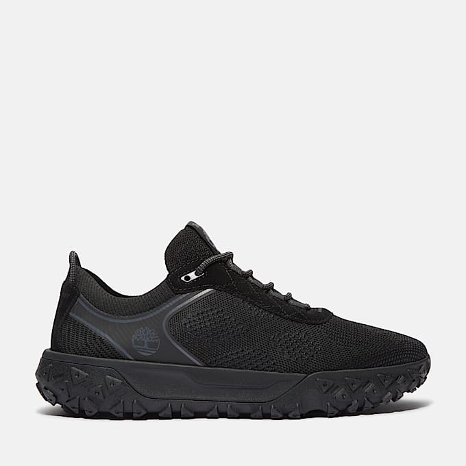GreenStride™ Motion 6 Low Lace-Up Trainer for Men in Black - 1