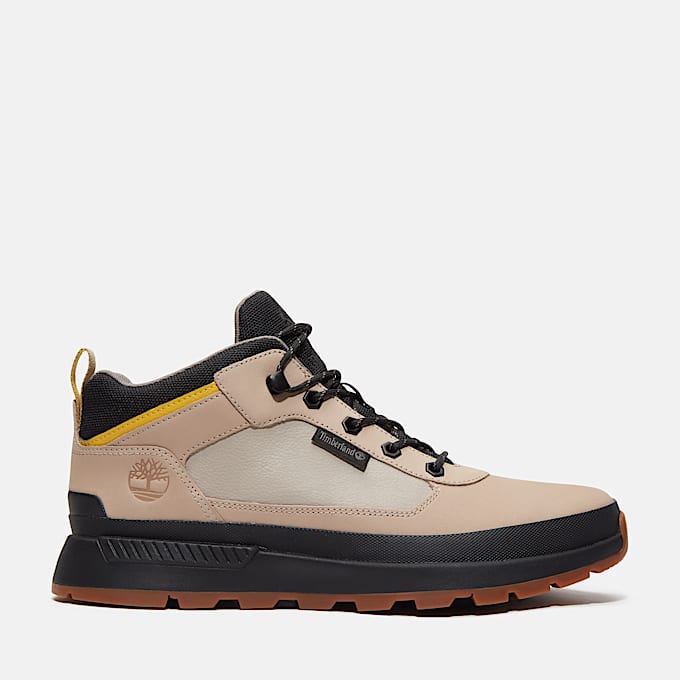 Field Trekker Vetersneaker voor heren in beige - 1