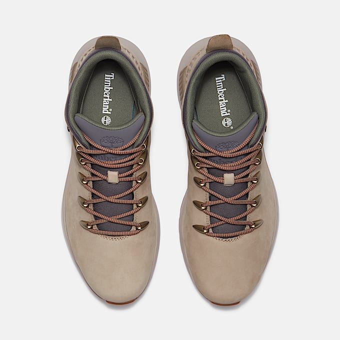 Sprint Trekker Mid-Top-Sneaker zum Schnüren für Herren in Beige