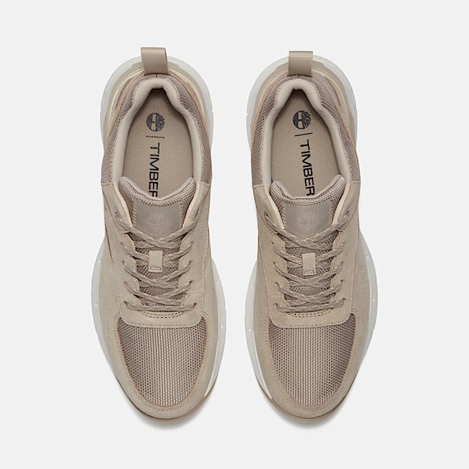 Basket basse à lacets Voyager Park pour homme en beige