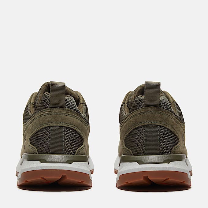 Voyager Park Low Lace-Up Trainer for Men in Dark Green