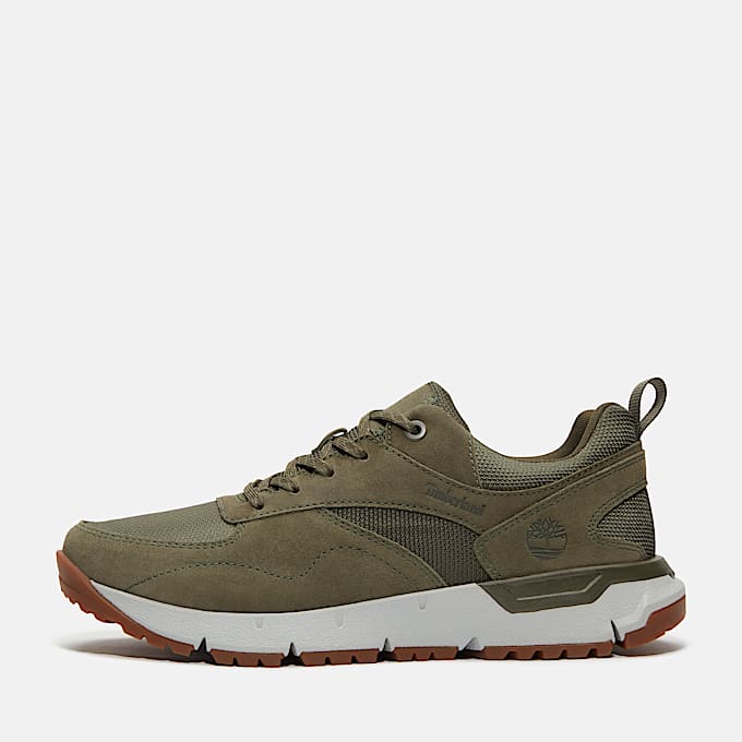 Voyager Park Low Lace-Up Trainer for Men in Dark Green