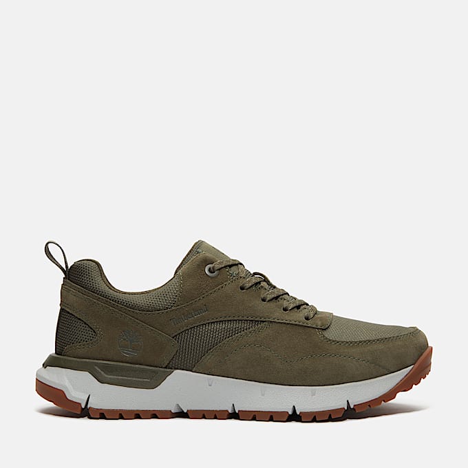 Sneaker Bassa Stringata Voyager Park da Uomo in verde scuro - 1