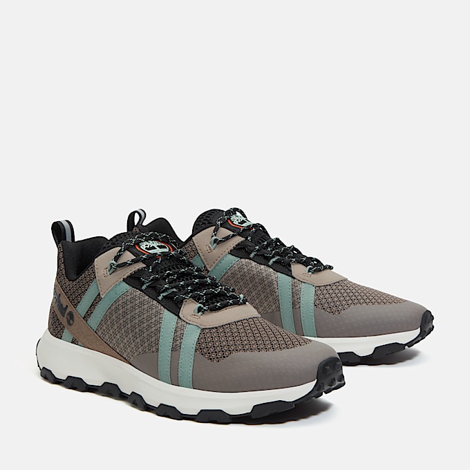 Winsor Trail Lace-up Trainer for Men in Beige
