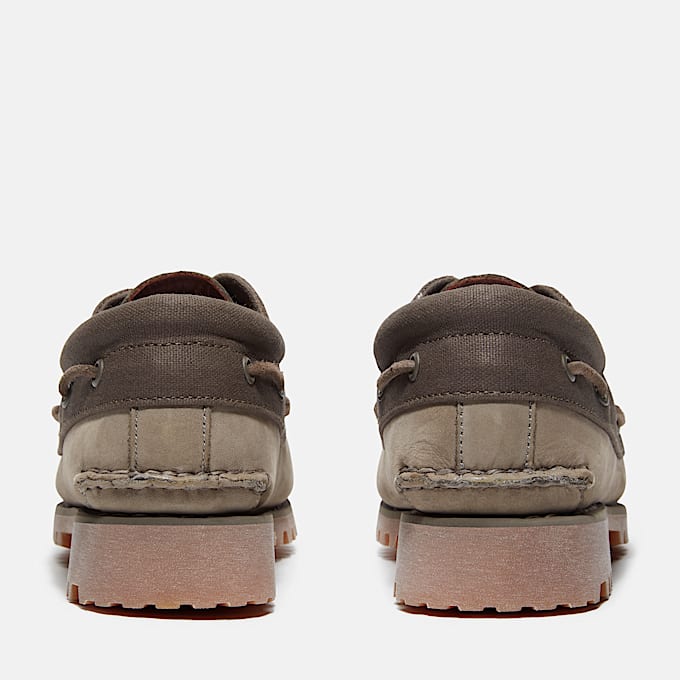 Timberland® Authentic Handsewn 3-Eye Boat Shoe for Men in Green