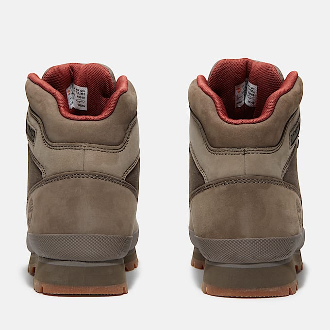 Bota em Pele Euro Hiker para Homem em verde