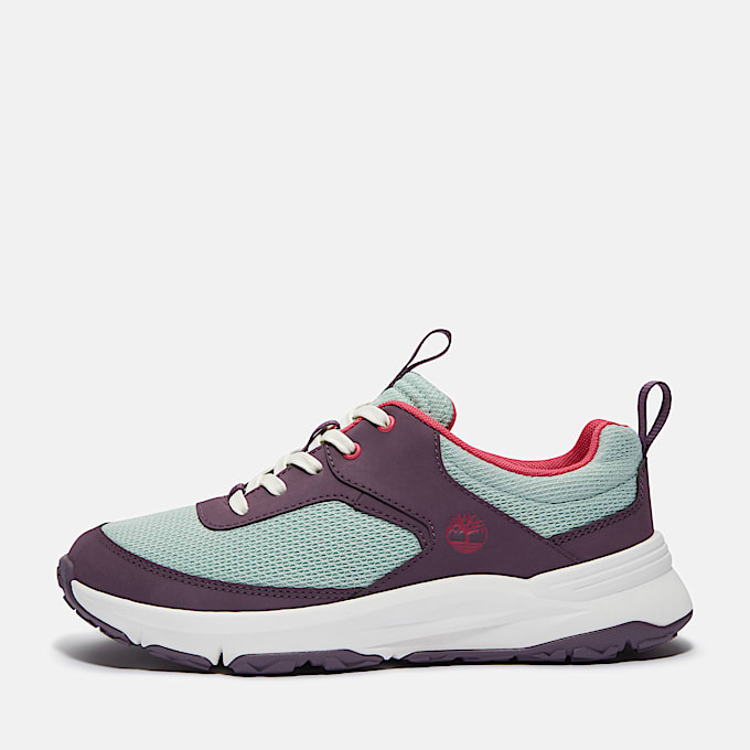 Motion Access Lace-up Low Trainer for Junior in Dark Purple