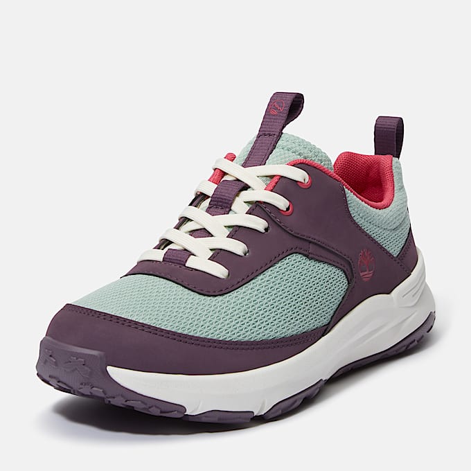 Motion Access Lace-up Low Trainer for Junior in Dark Purple