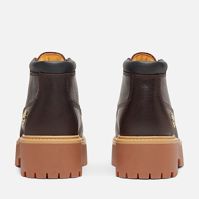 Stivale Chukka Impermeabile con Plateau Stone Street Espresso da Donna in marrone scuro/nero