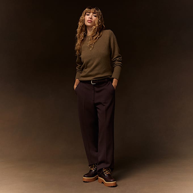 Stivale Chukka Impermeabile con Plateau Stone Street Espresso da Donna in marrone scuro/nero