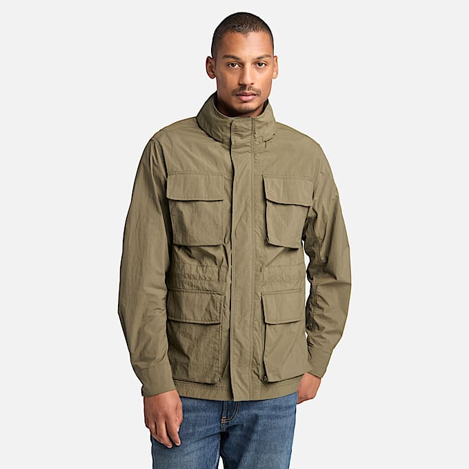 Abington Durable Water Repellent Field Jacket for Men in Green - 1
