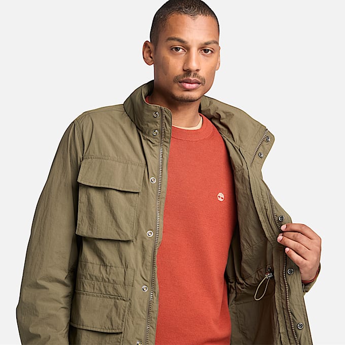 Abington Durable Water Repellent Field Jacket for Men in Green