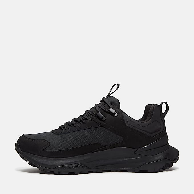 Motion Access Lace-Up Waterproof Trainer for Men in Black