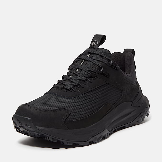Motion Access Lace-Up Waterproof Trainer for Men in Black