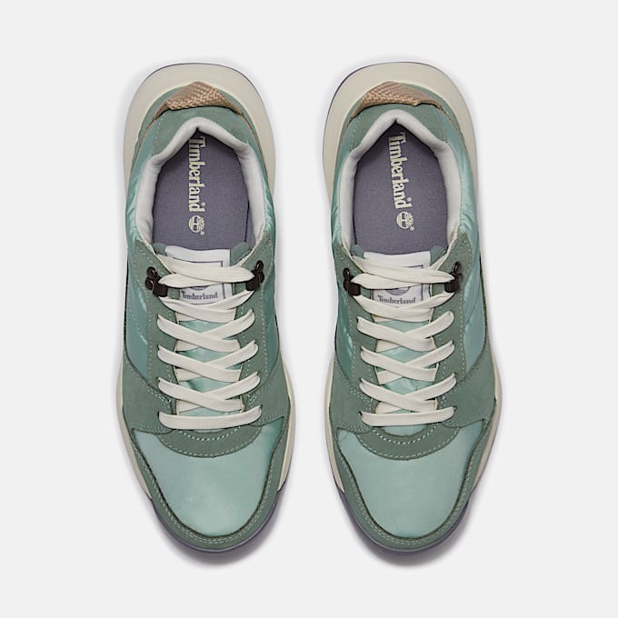 Retro Swift Lage Vetersneaker voor dames in groen