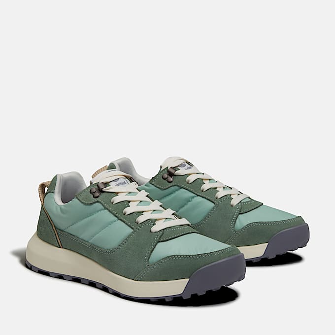 Retro Swift Lage Vetersneaker voor dames in groen