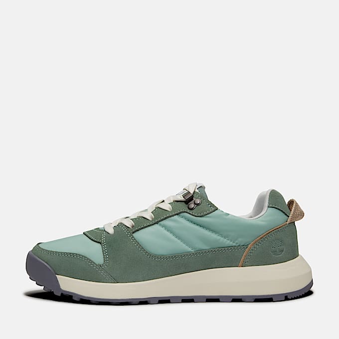 Retro Swift Lage Vetersneaker voor dames in groen