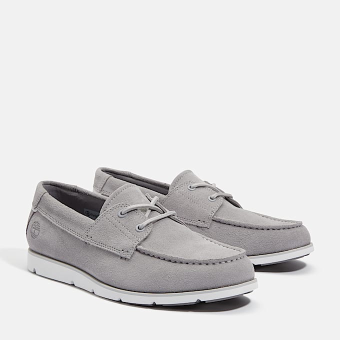 Chaussure à lacets Grafton Bay pour homme en gris clair