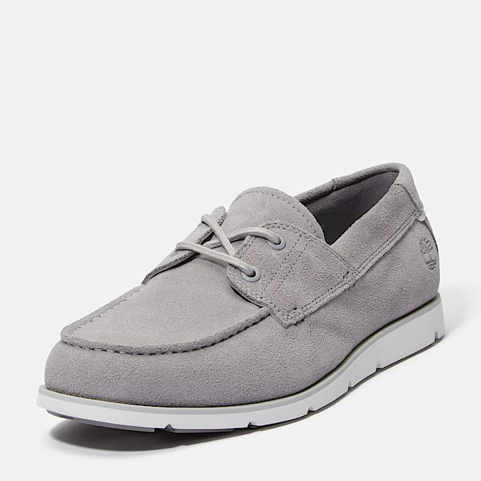 Chaussure à lacets Grafton Bay pour homme en gris clair