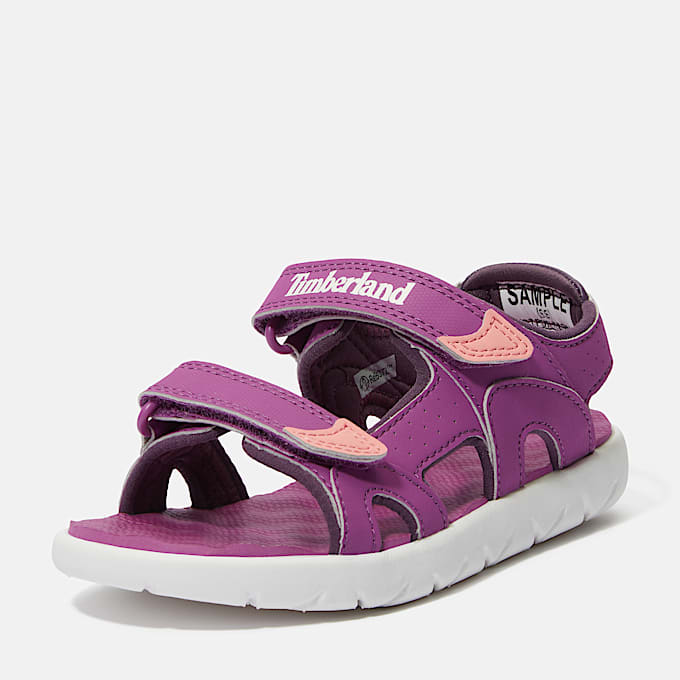 Perkins Row Backstrap Sandal for Youth in Purple