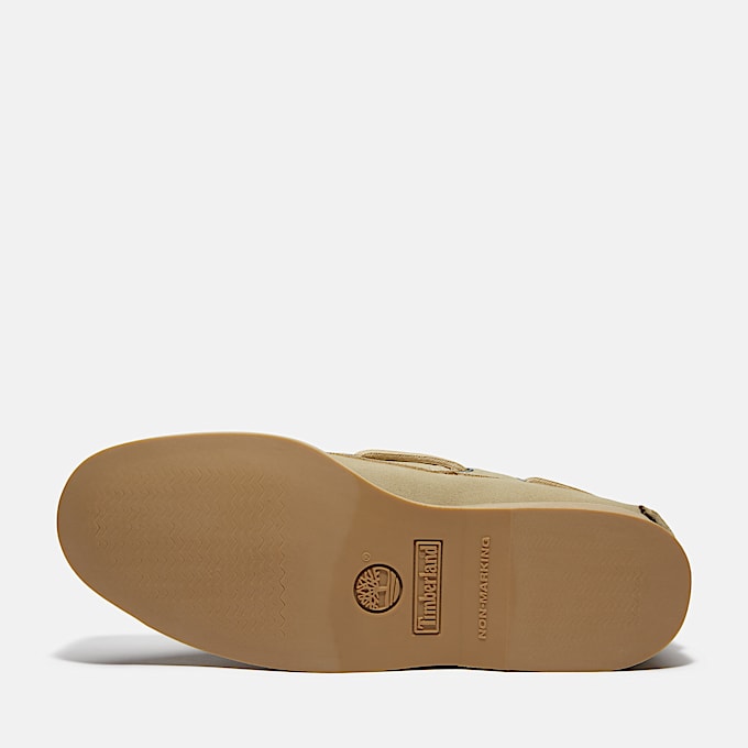 Chaussure bateau classique pour homme en vert clair