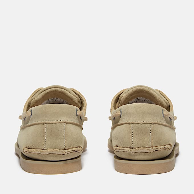 Chaussure bateau classique pour homme en vert clair