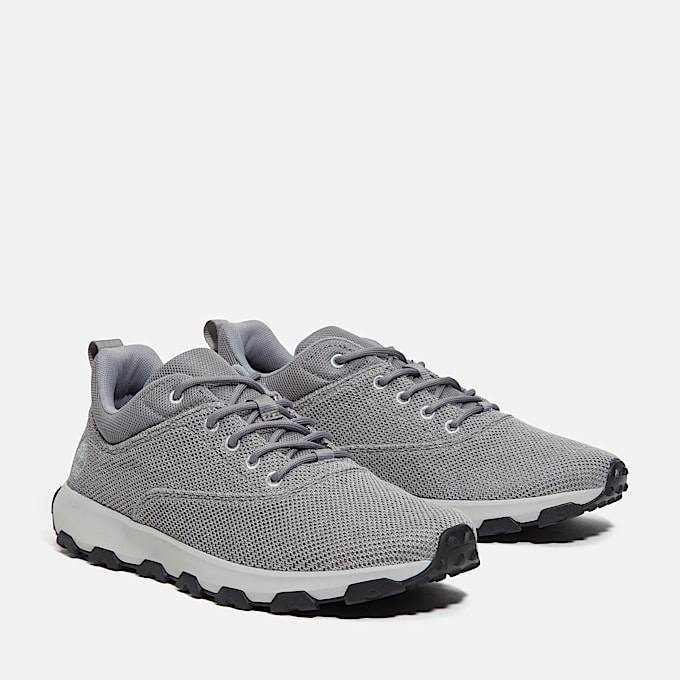 Winsor Park Lage Vetersneaker voor heren in grijs