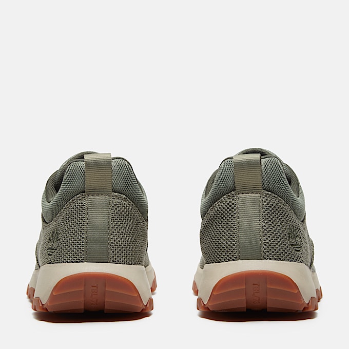 Winsor Park Low Lace-Up Trainer for Men in Dark Green