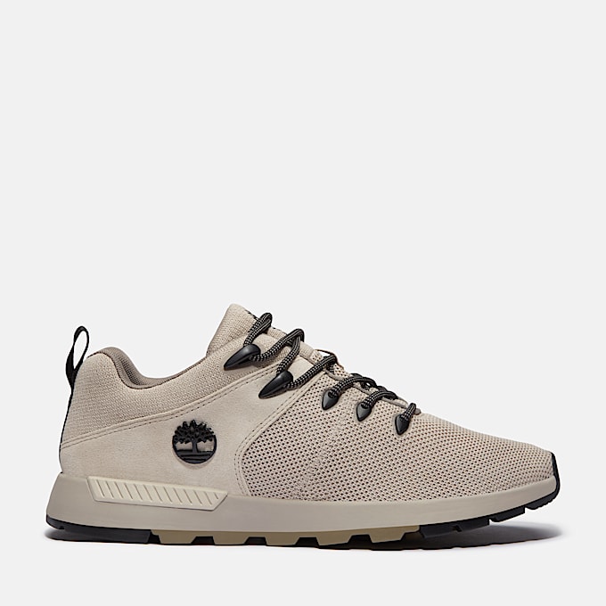 Sprint Trekker Lage Vetersneaker voor heren in lichtbeige - 1